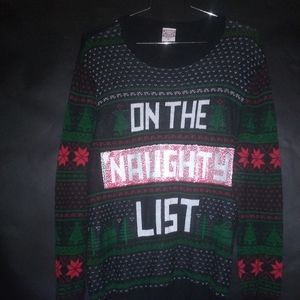 Naughty/Nice Xmas sweater